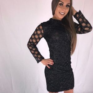 Long Sleeve Black Dress